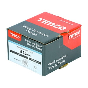 Metal Insulation Disc GALV 35mm (Box 100) image 2