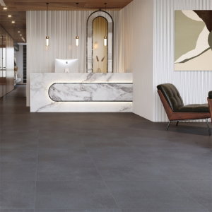 Concretum Graphite Porcelain Tile – 600x600mm