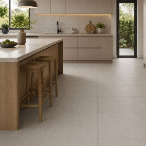 Salt And Pepper Light Grey Porcelain Tile – 600x600mm