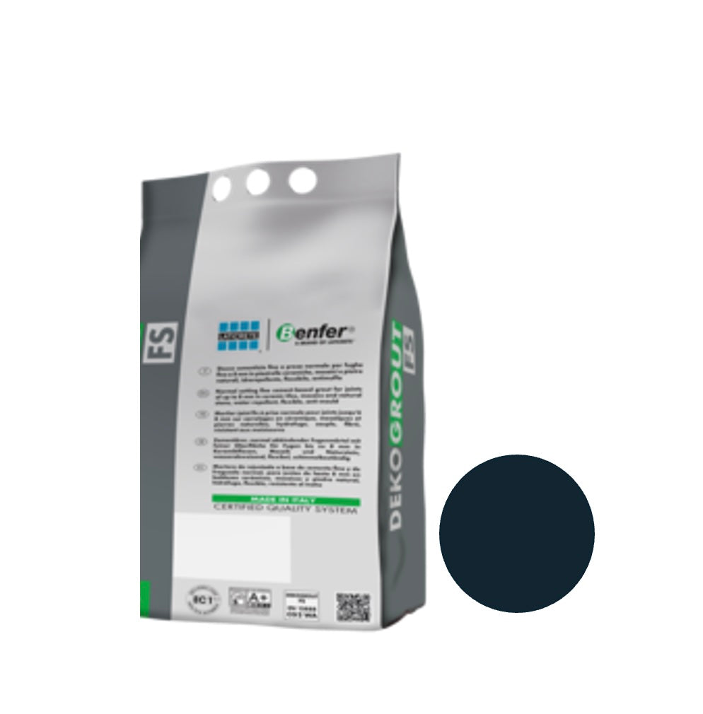 Dekogrout FS 22 Tile Grout Midnight Black 5kg image 0