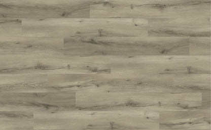 Light gray-brown wood plank flooring with visible grain and knot textures, arranged in horizontal planks.