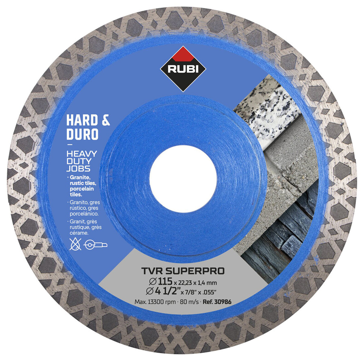 Rubi TVR 115 SuperPro Diamond Blade