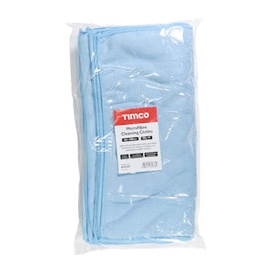 Microfibre Cleaning Cloths 380 x 380mm (10 per bag) image 1