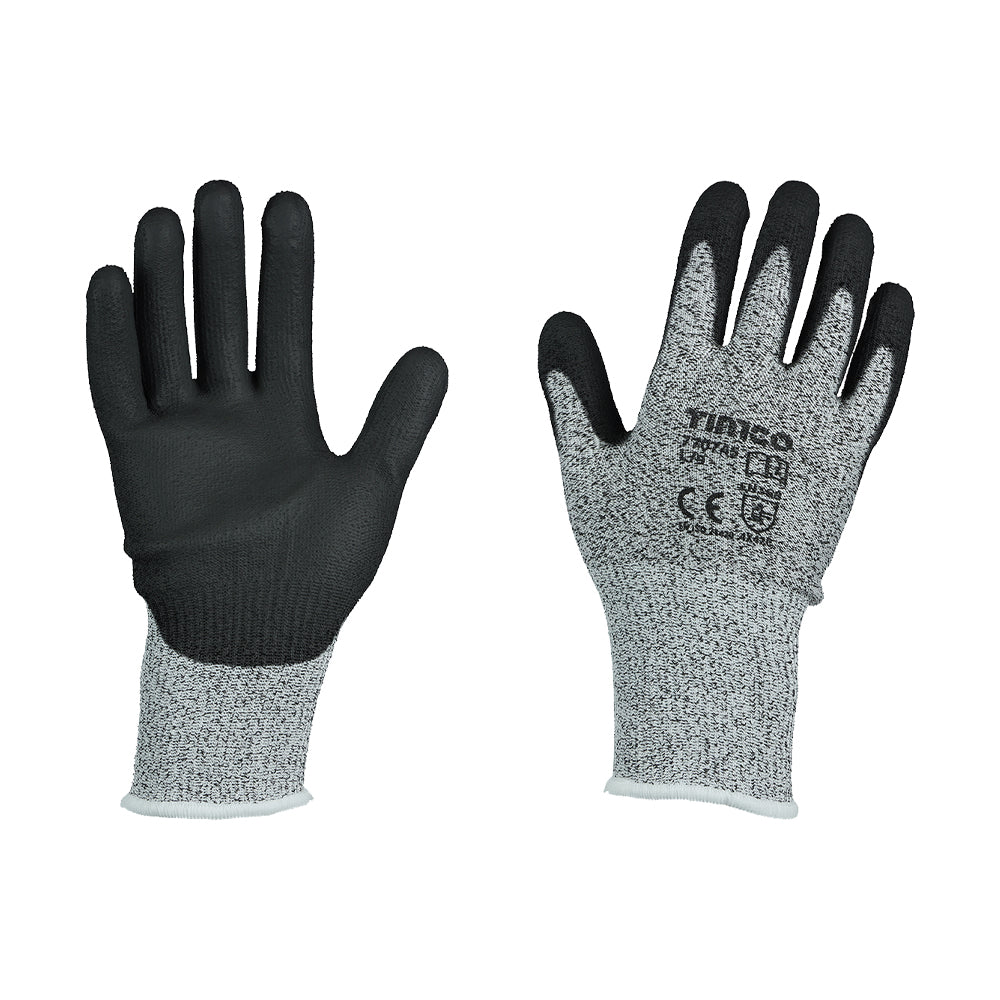 High Cut Gloves - PU Coated HPPE Fibre with Glass Fibre Large image 1