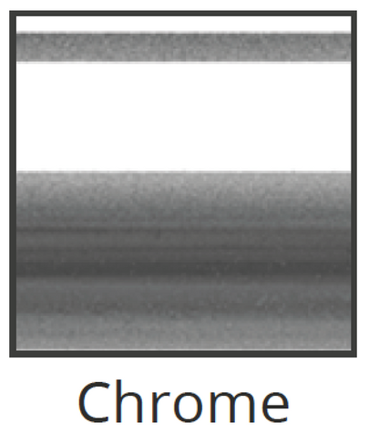 Utility Square Edge Metal Trim - Chrome image 2
