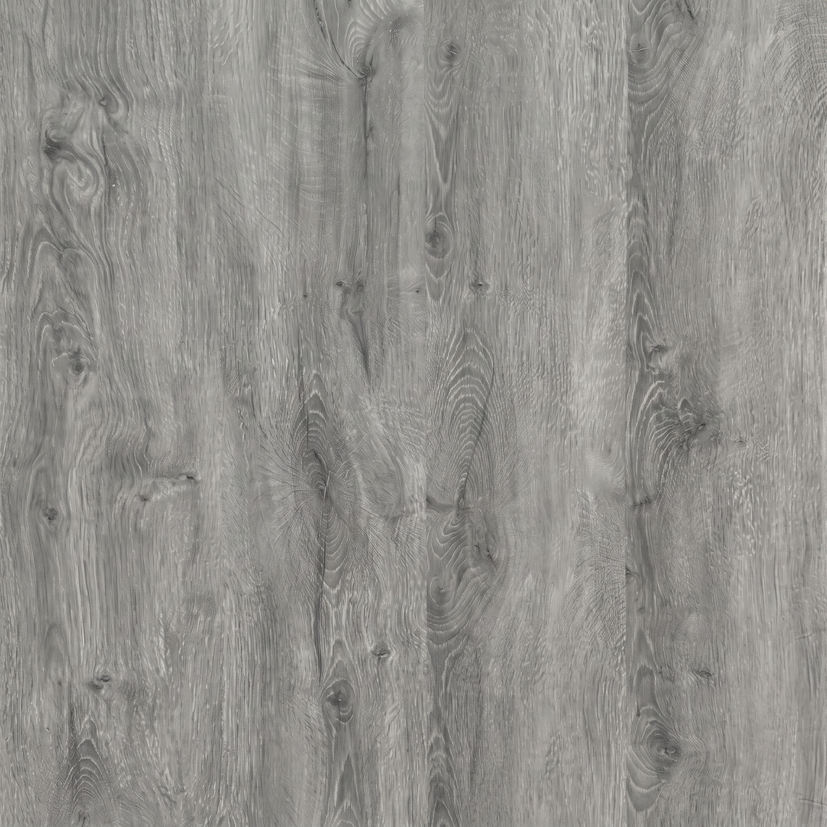 Azure Grey Luxury Click Vinyl Flooring 5mm close-up featuring cool grey wood-effect SPC planks with authentic natural grain, distinctive knot detailing and a realistic matt finish, creating a modern, contemporary look for stylish residential and commercial interiors.