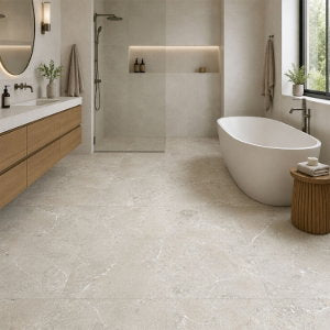 Miller Beige Porcelain Tile – 600x600mm