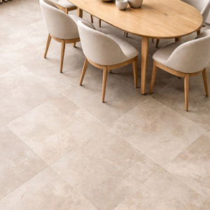Tenby Beige Matt Porcelain Tile – 600x600mm