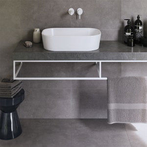 Betonico Black Porcelain Tile – 300x600mm
