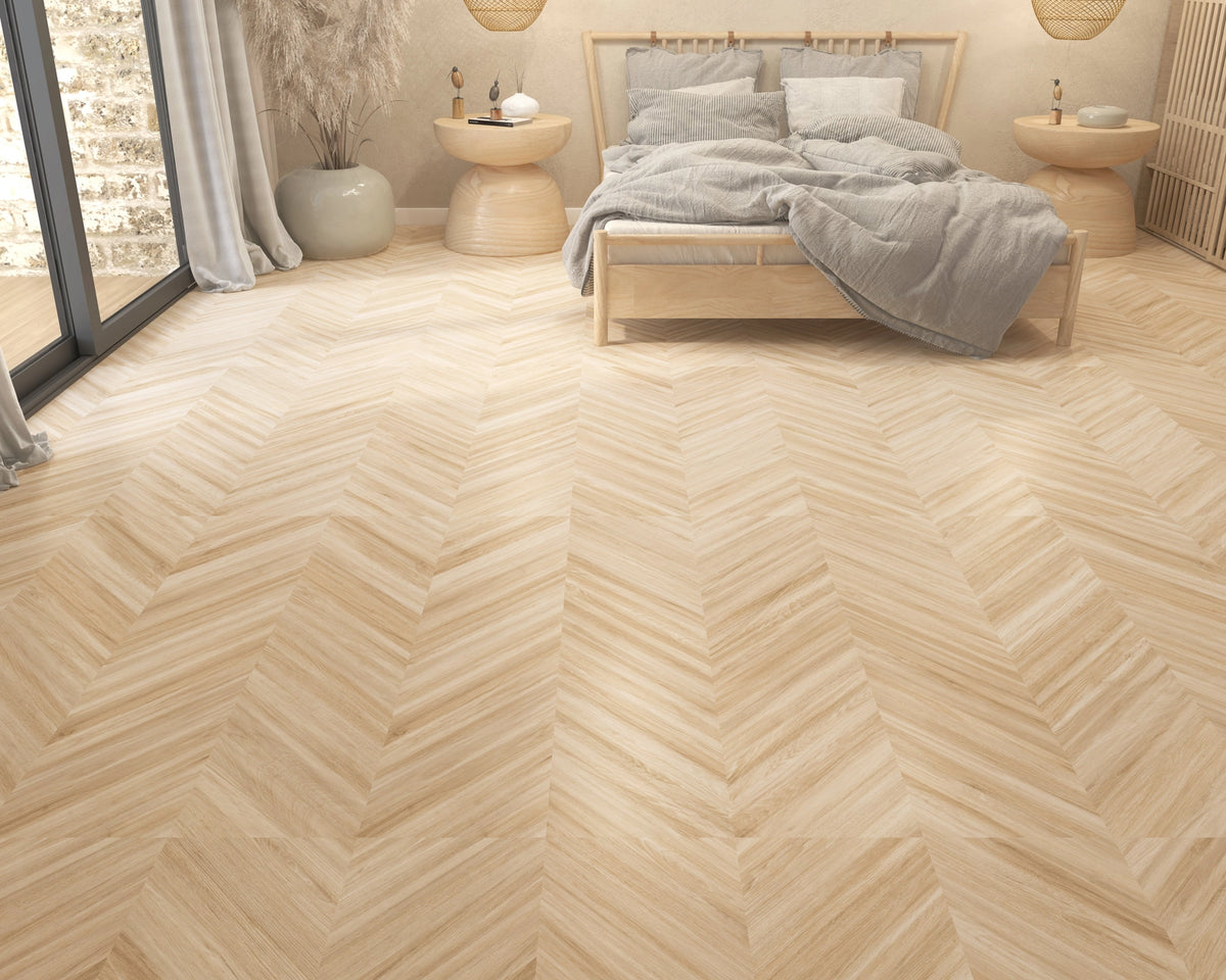 Nook Chevron Natural 60x120cm tile