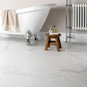Calacuta Polished Porcelain Tile – 600x600mm