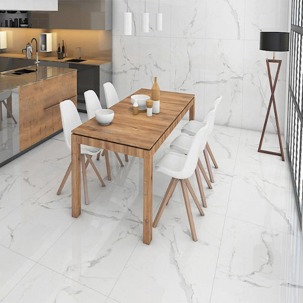 Calacuta Polished Porcelain Tile – 600x1200mm