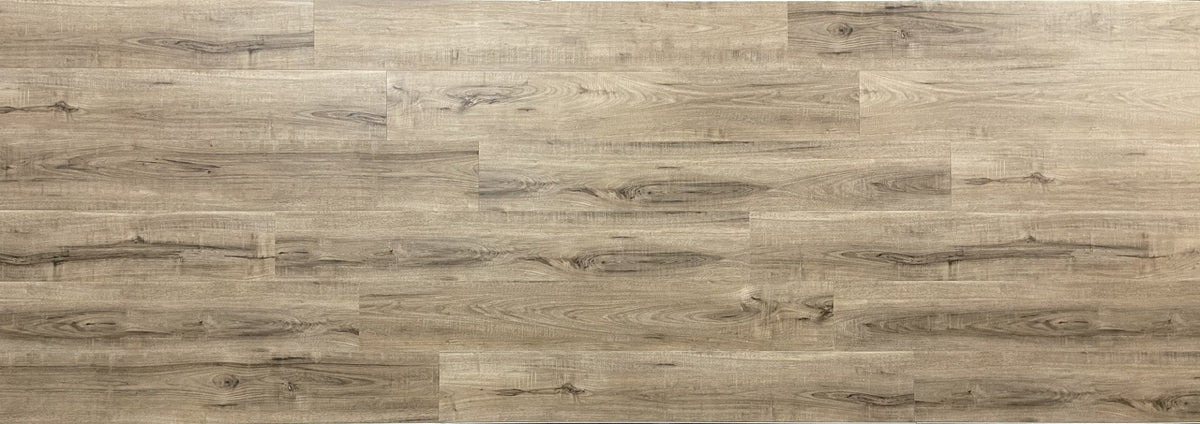 Cartmel Oak Luxury Click Vinyl Flooring 5mm close-up featuring warm natural oak wood-effect SPC planks with authentic grain, distinctive knot detailing, realistic texture and a durable matt finish, perfect for contemporary and traditional interiors.