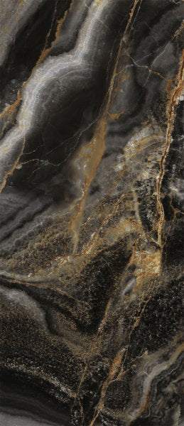 Golden Eye Glitter XL Porcelain Slab 1200x2800mm slab face 1