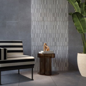 Concretum Graphite Porcelain Tile – 300x600mm