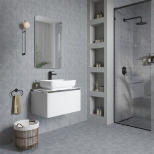 Virginia Grey Porcelain Tile – 300x600mm