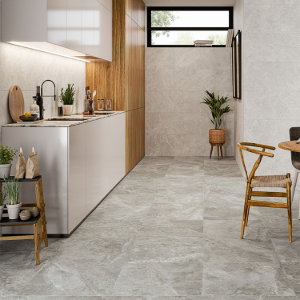 Tenby Grey Matt Porcelain Tile – 600x600mm