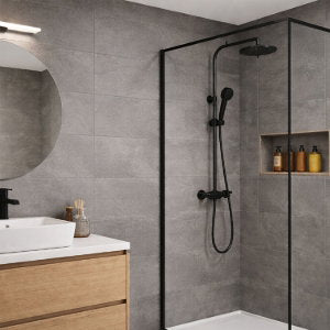 Metropol Grey Porcelain Tile – 300x600mm