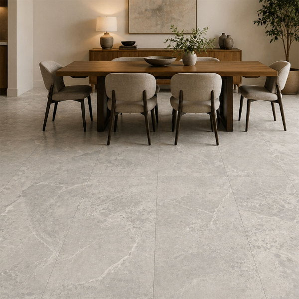 Tenby Grey Matt Porcelain Tile – 600x1200mm