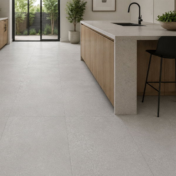 Concretum Grey Porcelain Tile – 600x1200mm