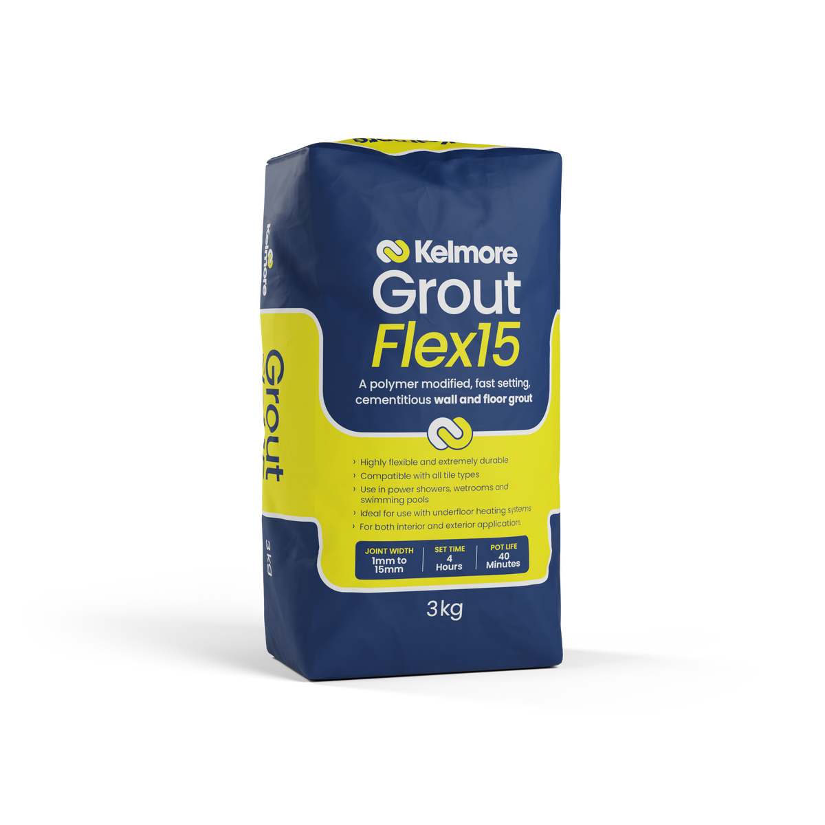 Kelmore Grout Flex15 3kg