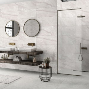 Fog Light Grey Polished Porcelain Tile – 300x600mm