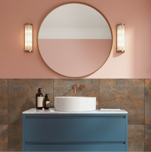 Metalized Concrete Porcelain Tile – 600x600mm