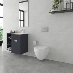 Metropol Light Grey Porcelain Tile – 300x600mm