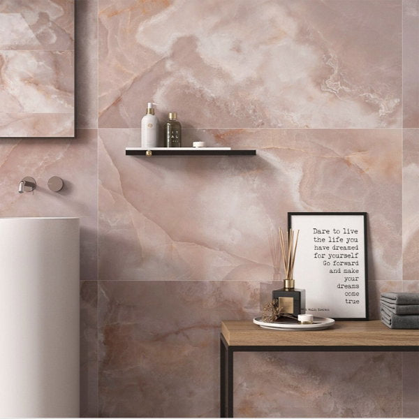Oni Coral Polished Porcelain Tile – 600x1200mm