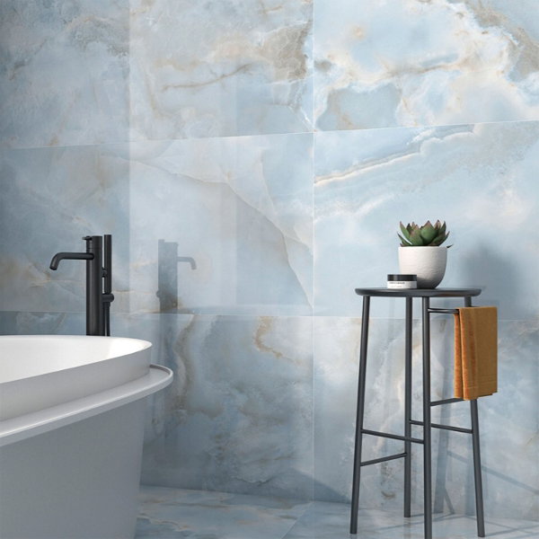Oni Pearl Polished Porcelain Tile – 600x1200mm