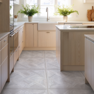 Parquet Gris Porcelain Tile – 600x600mm
