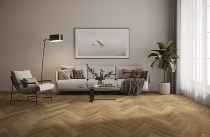New Forest Oak Herringbone Luxury Click Vinyl Flooring 5.5mm