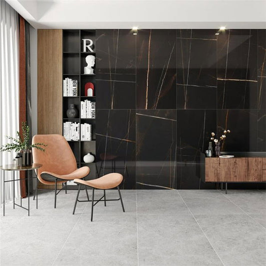 Sahara Noir Porcelain Tile – 600x1200mm
