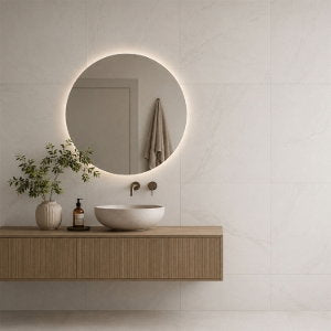 Salta Light Matt Porcelain Tile – 600x600mm