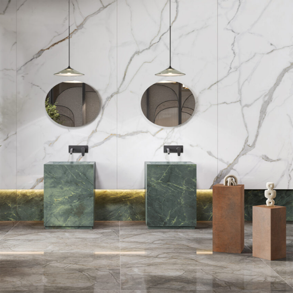 Calacatta Unique XL Porcelain Slab 1200x2800mm room setting