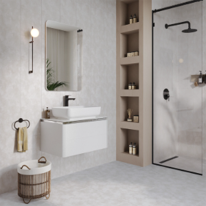 Virginia White Porcelain Tile – 600x600mm