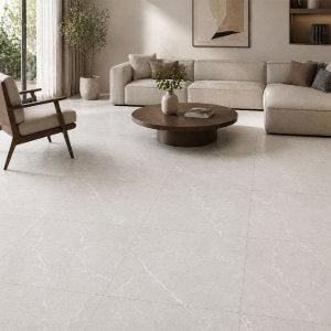 Bodo White Porcelain Tile – 600x600mm