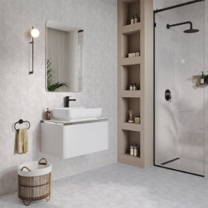 Virginia White Porcelain Tile – 300x600mm