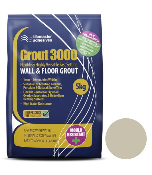 Tilemaster Grout 3000 - Almond image 0