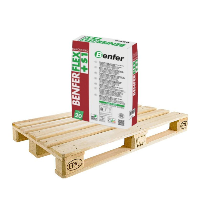 Benfer BenferFlex +S1 High Yield Standard Set Flexible 20kg White (50 Bags) image 0