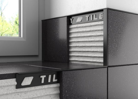 10mm Black Square Edge Metal Trim image 0