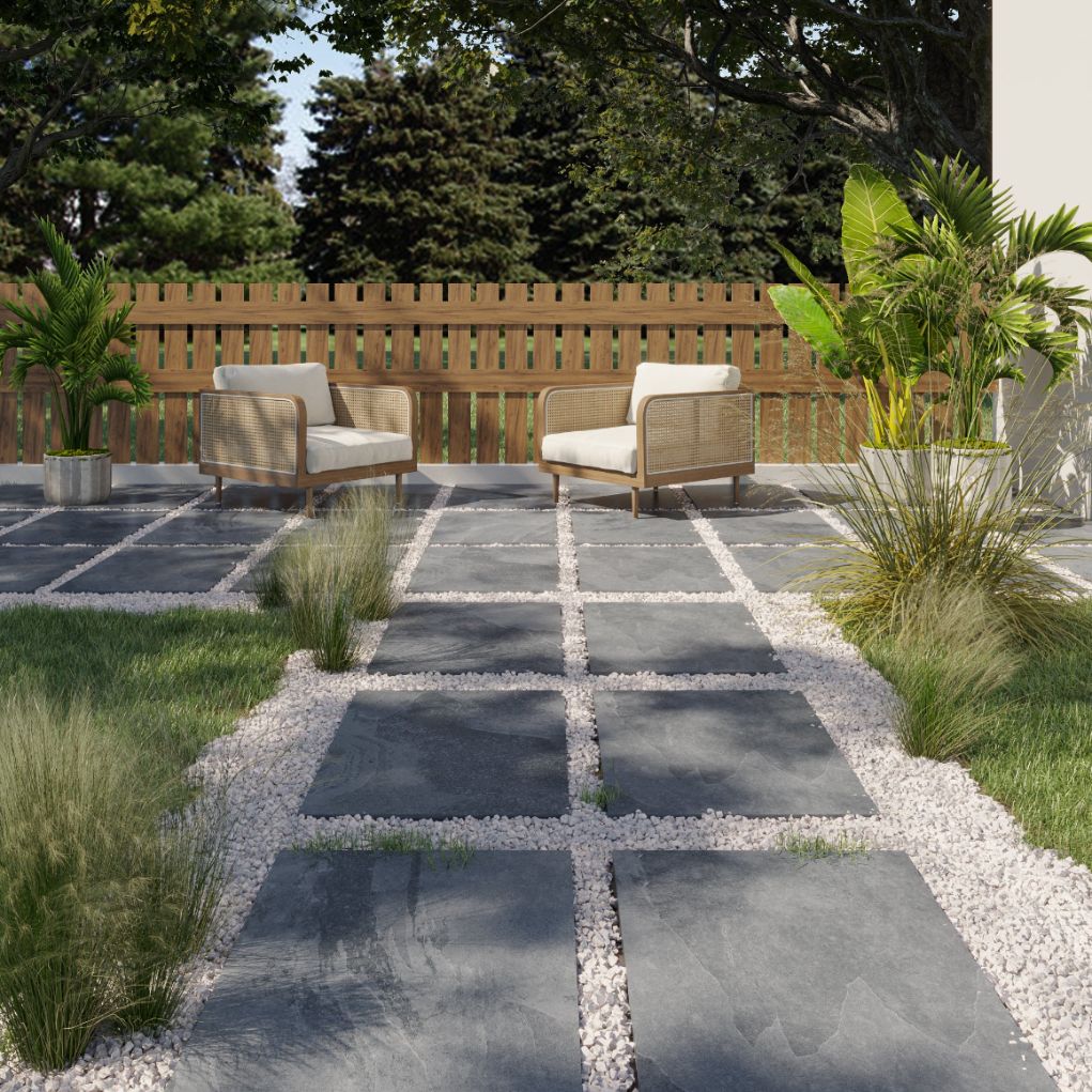 Vitoria Anthracite 600x900x20mm Outdoor Porcelain Paving